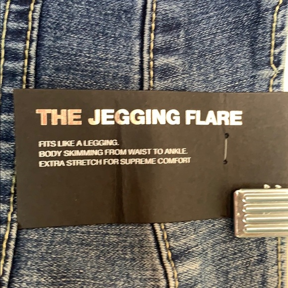 Lane Bryant Sz 22 NWT Jegging Flare Denim Jeans - Picture 5 of 6